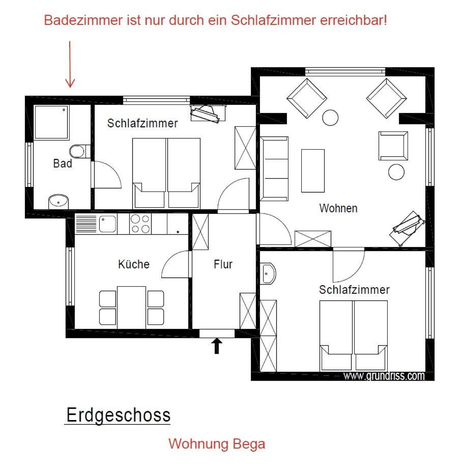 Tal-Residenz Werre-Og Und Bega-Eg Lägenhet Bad Salzuflen Exteriör bild